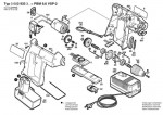 Bosch 0 603 933 303 Pbm 9,6 Vsp-2 Cordless Drill 9.6 V / Eu Spare Parts